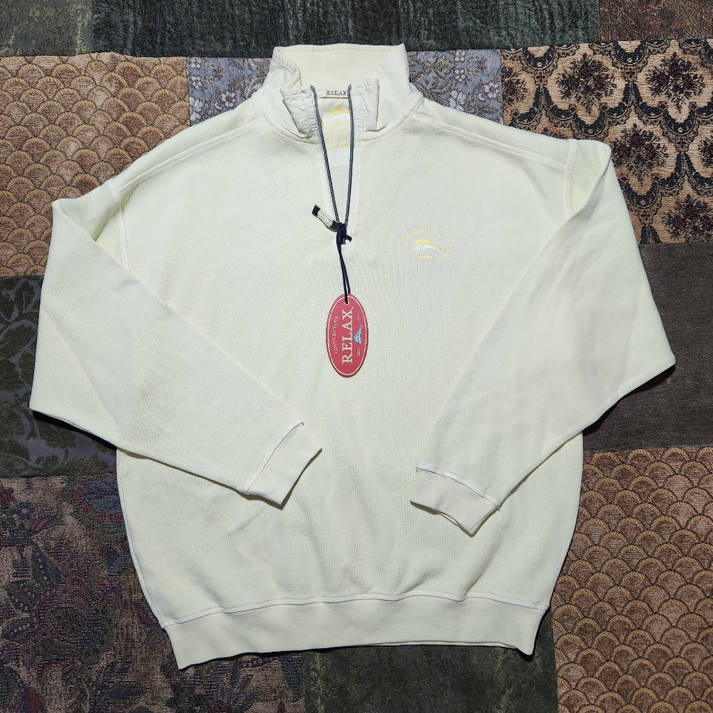 Tommy Bahama Quarter Zip Pullover Sweatshirt